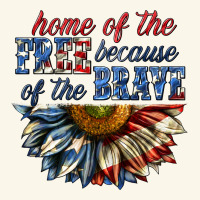 Home Of The Free Because Of The Brave Sunflower Bi Premium Hoodie | Teevron