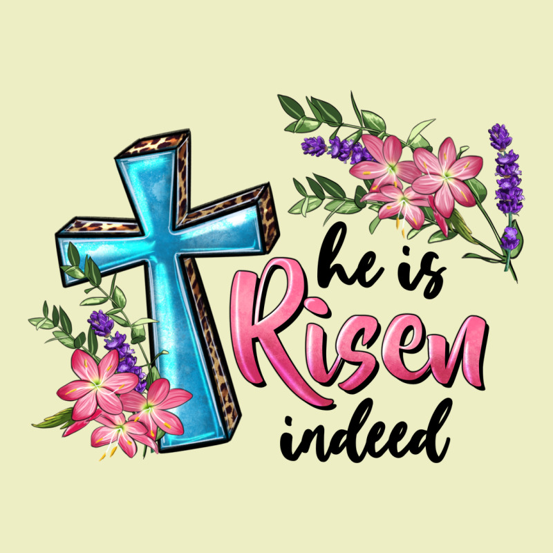 He Is Risen Indeed Cross And Flowers Urban Hoodie by RanaPortraitStore | Teevron