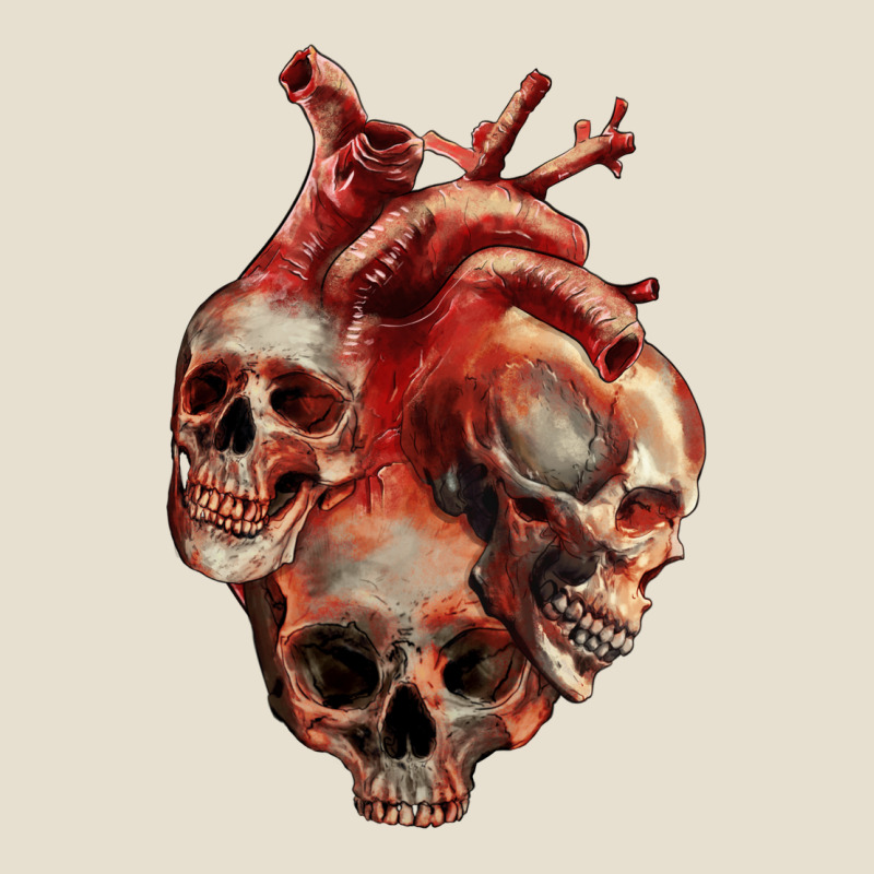 Heart Skulls Urban Hoodie by RanaPortraitStore | Teevron