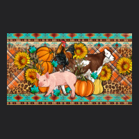 Fall Farm Animals Cow Pig Rooster Vintage Tee | Teevron