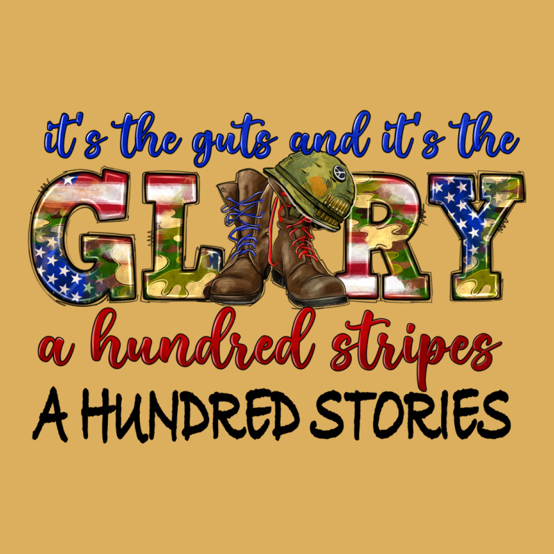 Its The Guts And Its The Glory A Hundred Stripes Premium Hoodie by texasbilliewilder | Teevron