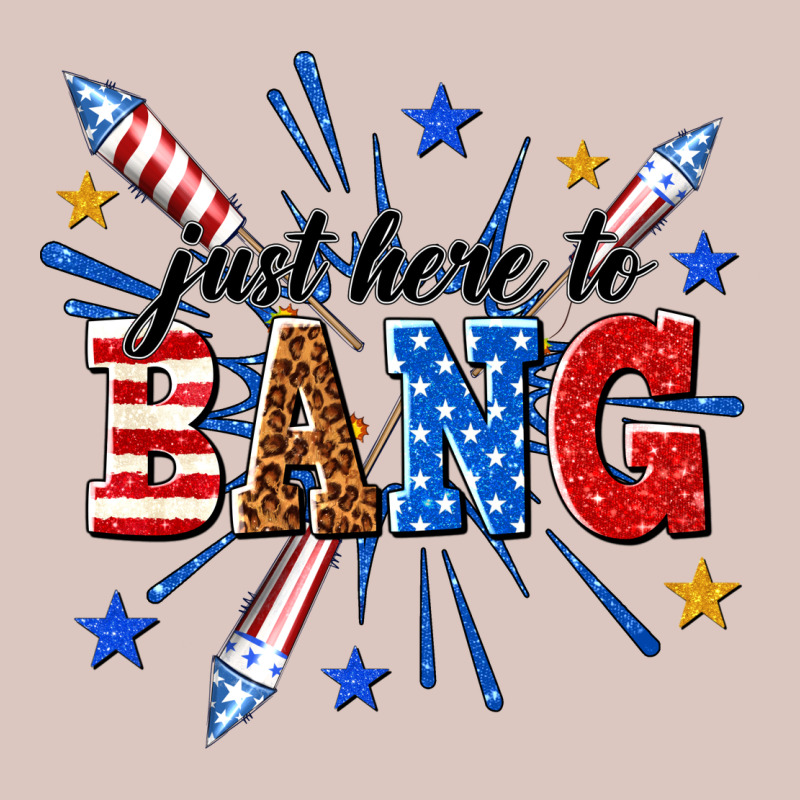 Just Here To Bang Premium Hoodie by texasbilliewilder | Teevron