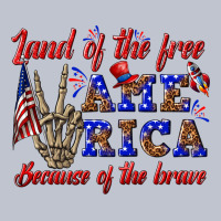 Land Of The Free America Because Of The Brave Premium Hoodie | Teevron