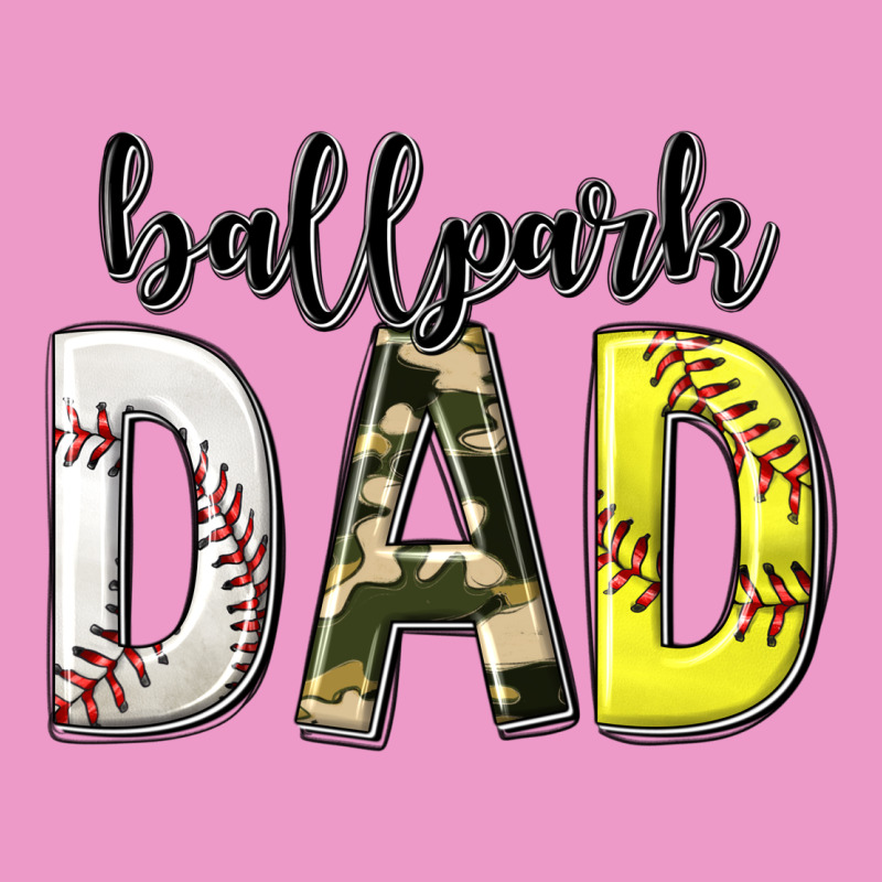 Ballpark Dad With Softball And Baseball Urban Hoodie by texasbilliewilder | Teevron