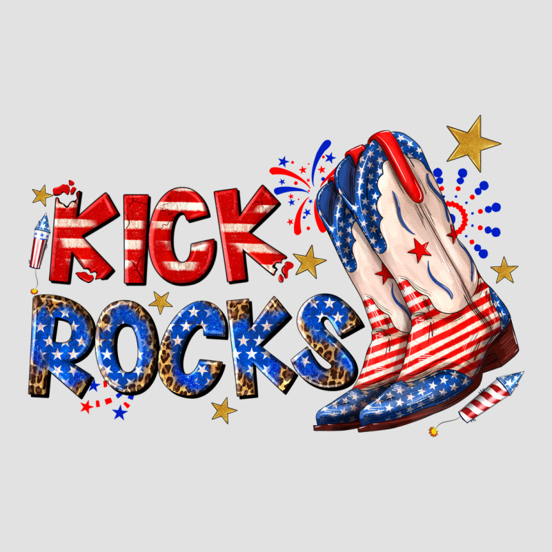 Kick Rocks Cowboy Boots Fourth Of July Premium Hoodie by texasbilliewilder | Teevron