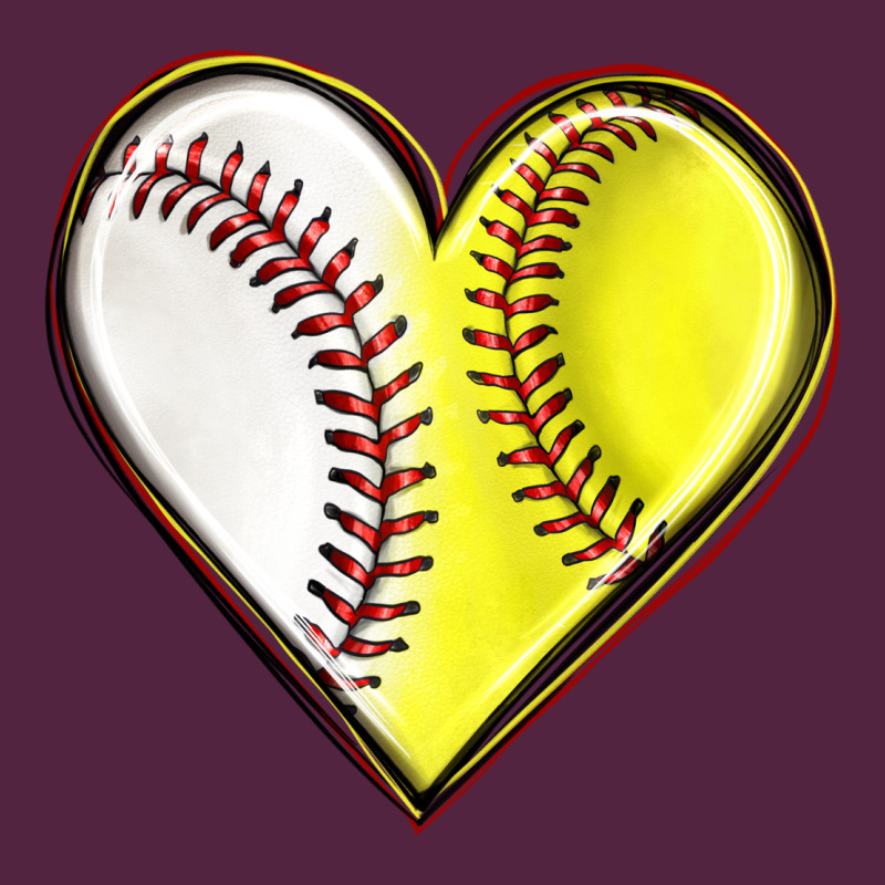 Baseball And Softball Heart Urban Hoodie by texasbilliewilder | Teevron