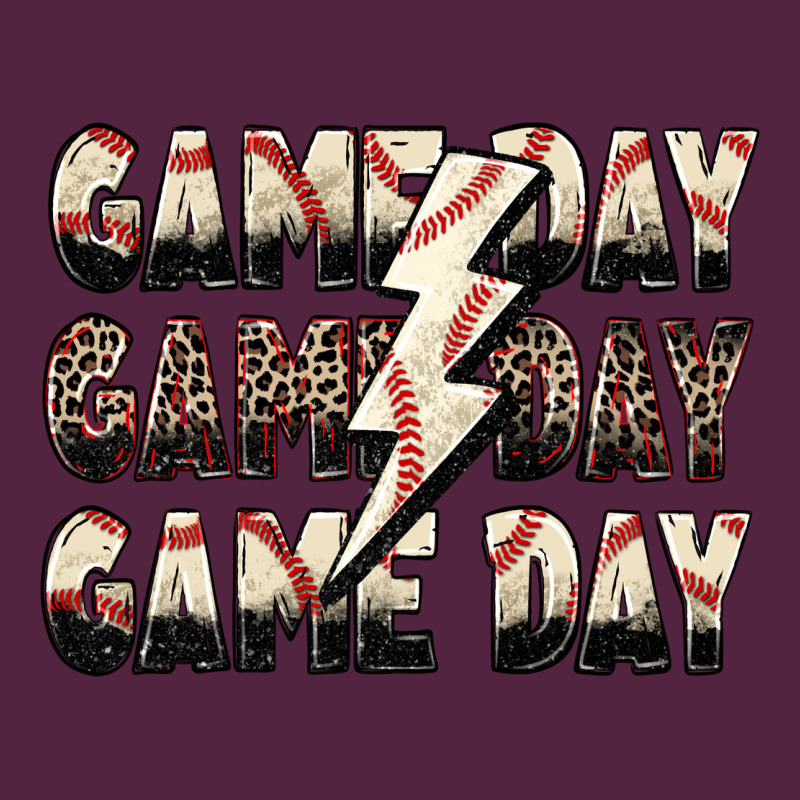 Game Day Game Day Baseball Lightning Bolt Urban Hoodie by Zillion Design Studio | Teevron