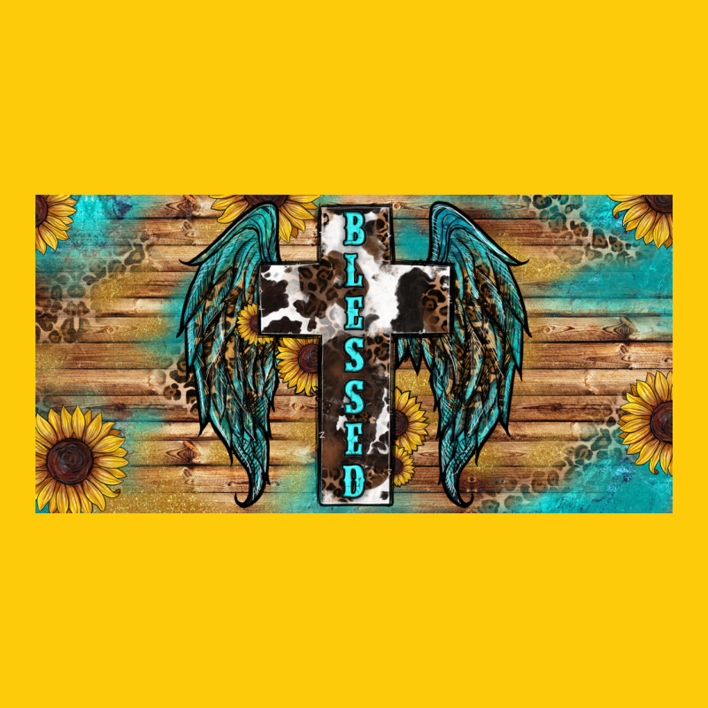 Western Blessed Cros Sunflowers Licence Plate Premium Hoodie by RanaPortraitStore | Teevron