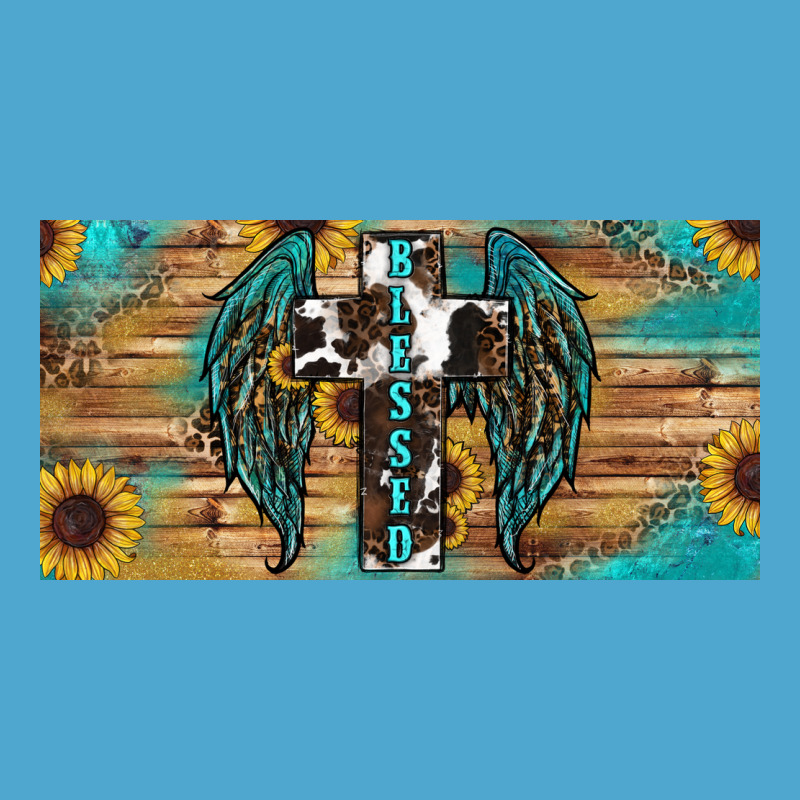 Western Blessed Cros Sunflowers Licence Plate Premium Hoodie by RanaPortraitStore | Teevron
