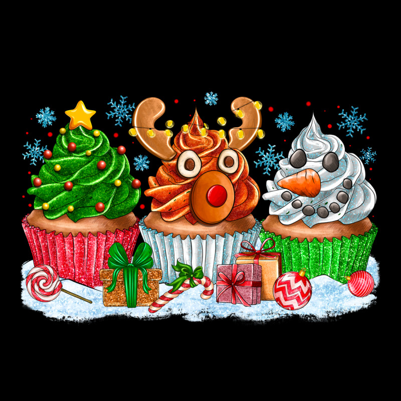 Festive Christmas Cupcakes Premium Tee by CowhideDigitalArt | Teevron