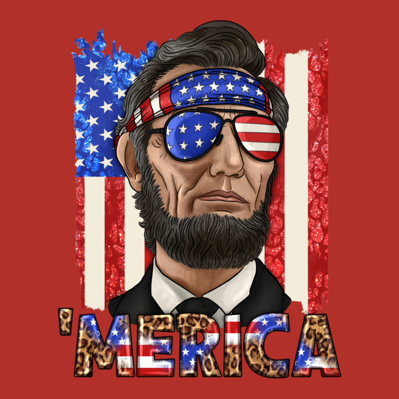 Merica With Lincoln Premium Hoodie by texasbilliewilder | Teevron