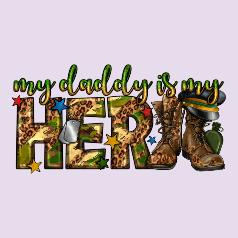 My Daddy Is My Hero Army Western Premium Hoodie by texasbilliewilder | Teevron