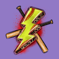 Softball Lightning Bolt Urban Hoodie | Teevron