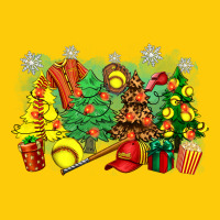 Christmas Trees With Softball Premium Hoodie | Teevron