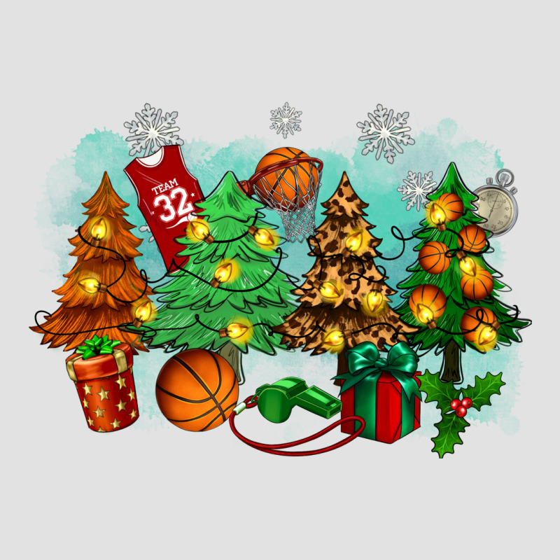 Christmas Trees With Basketball Premium Hoodie by Zillion Design Studio | Teevron