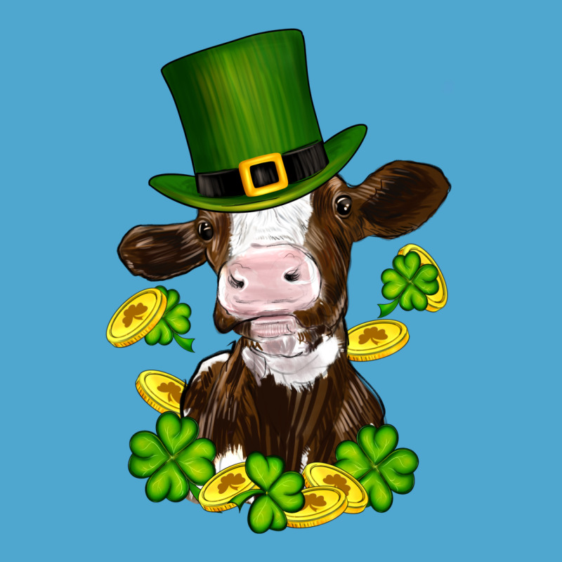 St Patricks Day Cow Premium Hoodie by RanaPortraitStore | Teevron