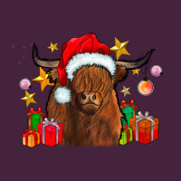 Festive Highland Cow Premium Tee | Teevron