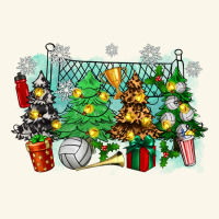 Christmas Trees With Volleyball Premium Hoodie | Teevron