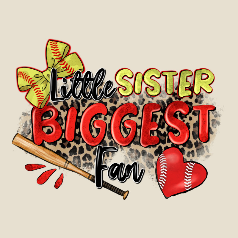 Little Sister Biggest Fan Softball Urban Hoodie by Zillion Design Studio | Teevron