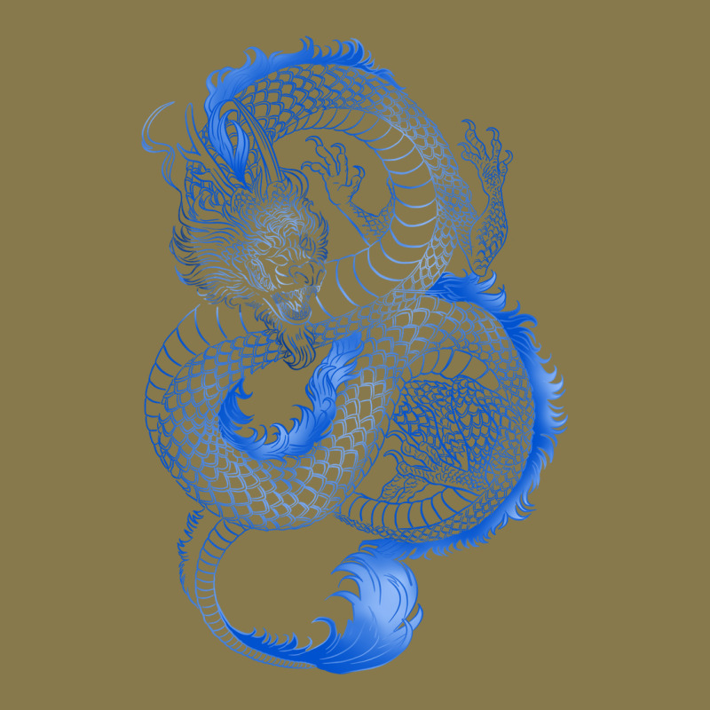 Blue Dragon Premium Hoodie by RanaPortraitStore | Teevron