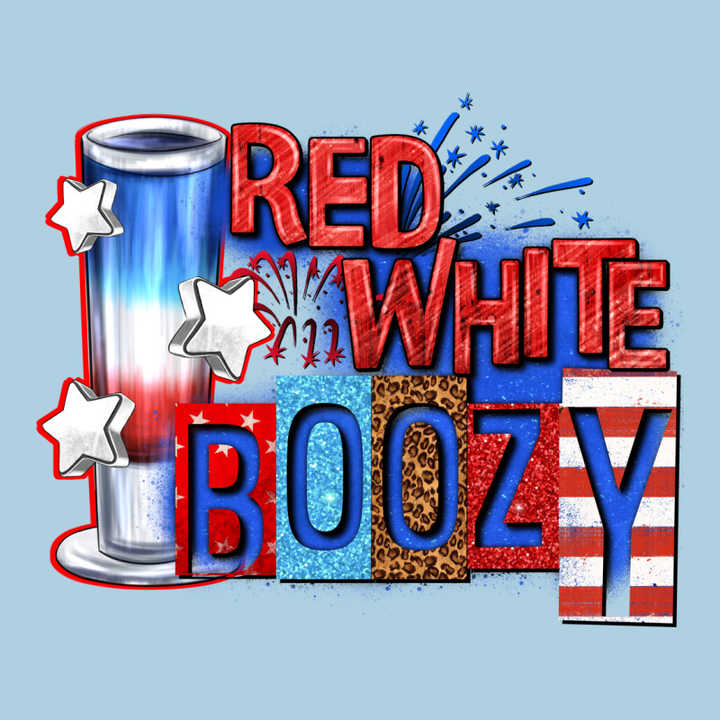 Red White Boozy Billie Wilder Premium Hoodie by texasbilliewilder | Teevron
