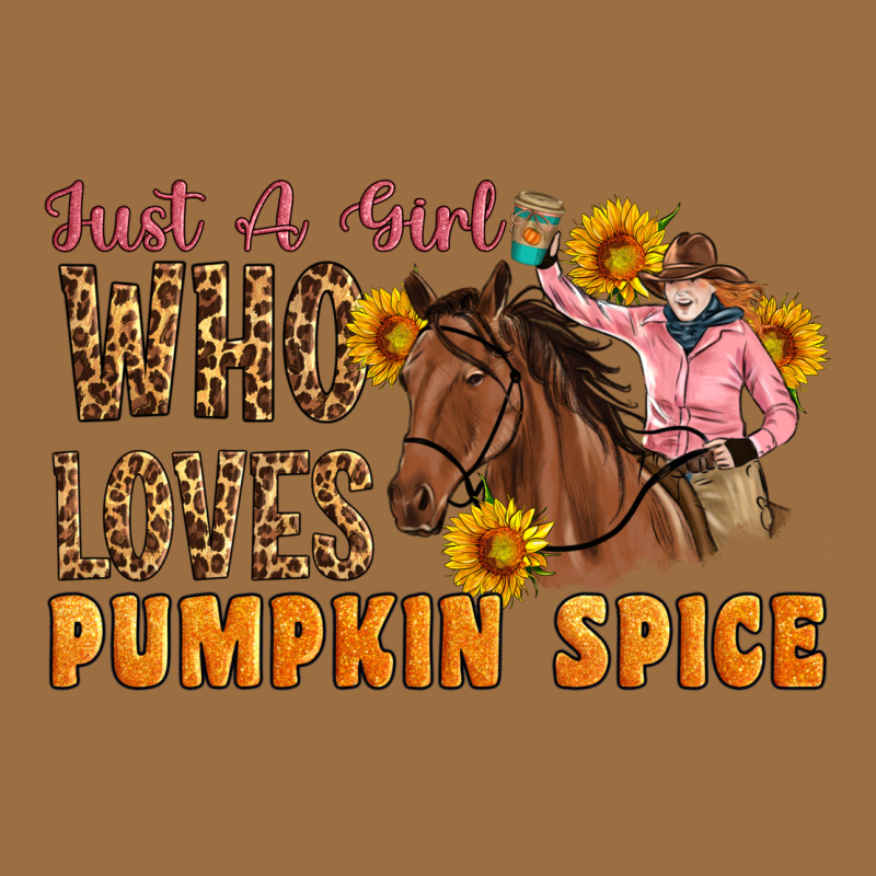 Just A Girl Who Loves Pumpkin Spice Cowgirl Vintage Tee by Artiststas | Teevron
