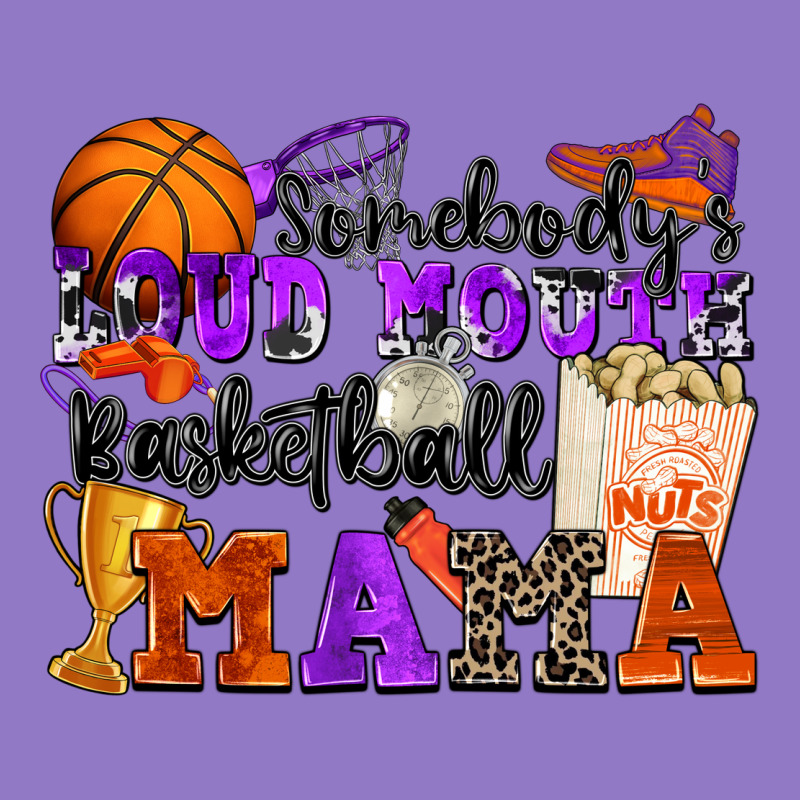 Somebody's Loud Mouth Basketball Mama Urban Hoodie by Zillion Design Studio | Teevron