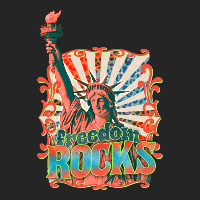 Retro Freedom Rocks Billie Wilder Premium Hoodie by texasbilliewilder | Teevron