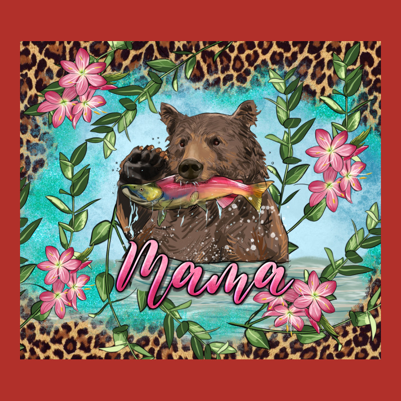 Mama Bear Haunting Fish Floral Tumbler Premium Hoodie by RanaPortraitStore | Teevron