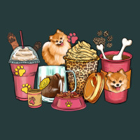 Pomeranian Coffee Cups Premium Hoodie | Teevron