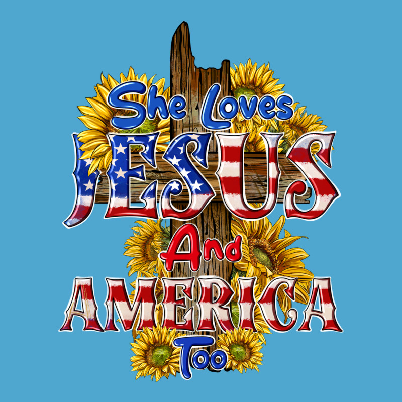 She Loves Jesus Premium Hoodie by texasbilliewilder | Teevron