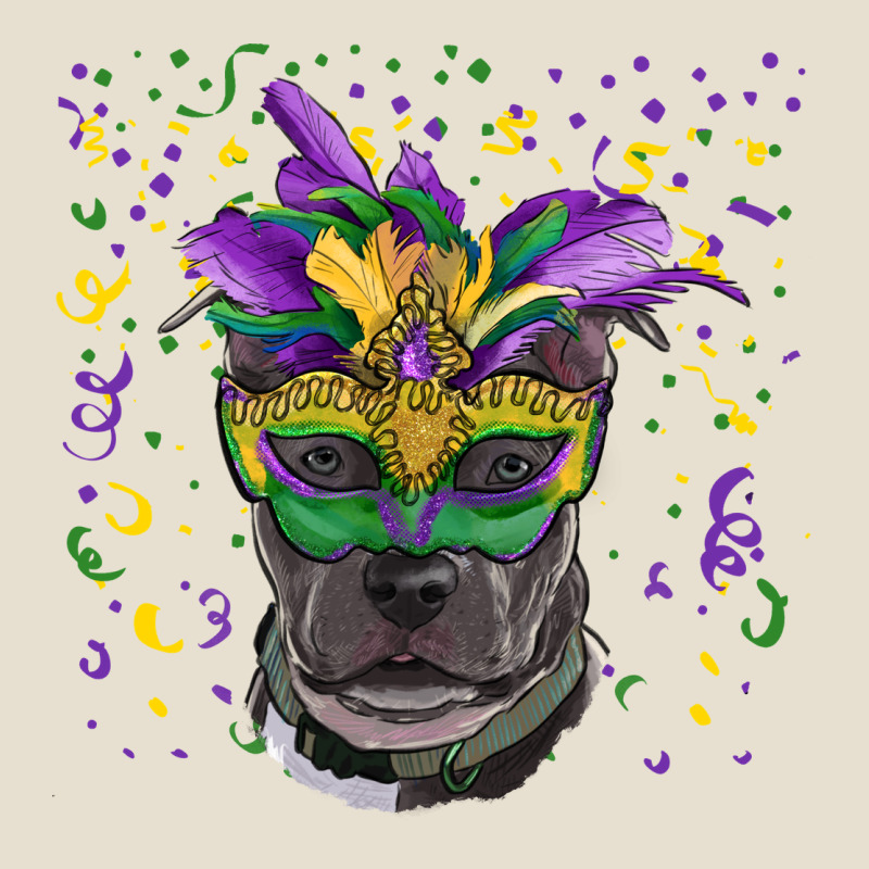 Mardi Gras  Mask Pitbull Urban Hoodie by RanaPortraitStore | Teevron