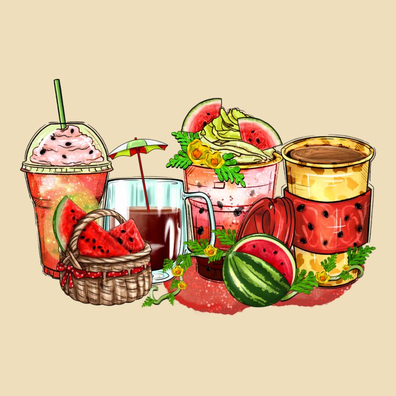 Watermelon Farm Fresh Coffee Cups Premium Hoodie by Zillion Design Studio | Teevron