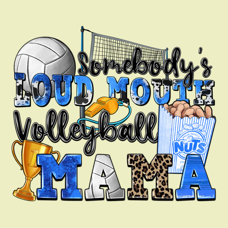 Somebody's Loud Mouth Volleyball Mama Urban Hoodie by Zillion Design Studio | Teevron