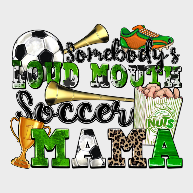 Somebody's Loud Mouth Soccer Mama Urban Hoodie by Zillion Design Studio | Teevron