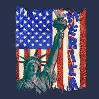 Usa Flag With Statue Of Liberty Premium Hoodie | Teevron