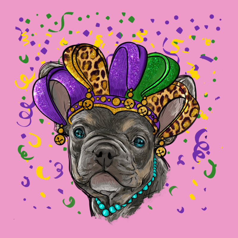 Mardi Gras French Bulldog Urban Hoodie by RanaPortraitStore | Teevron