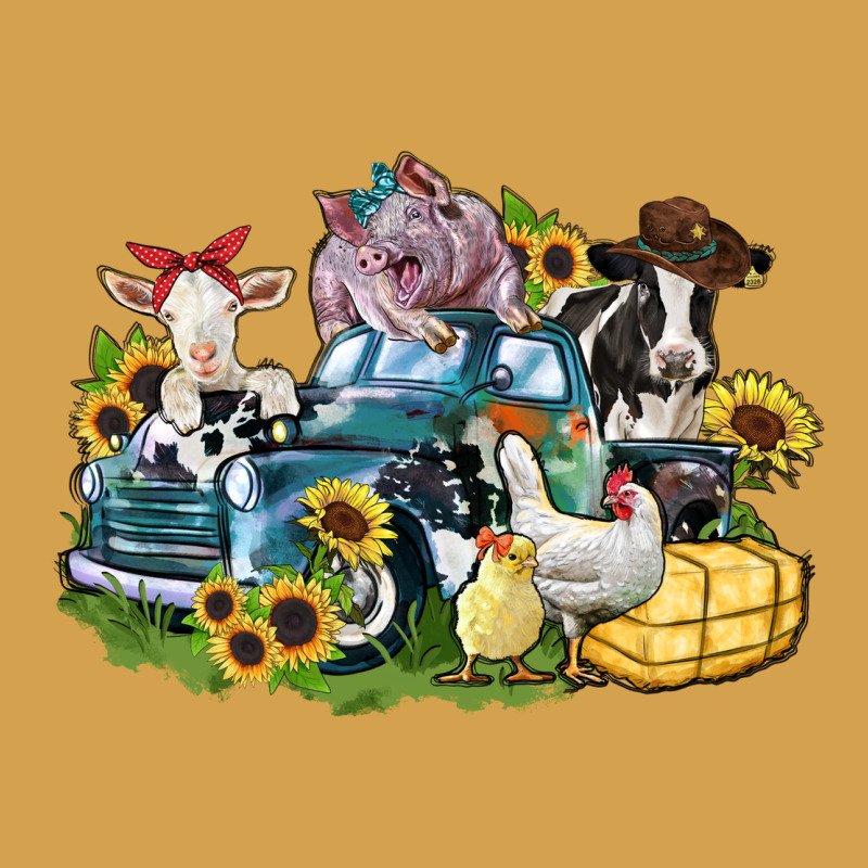 Farm Animals Truck Urban Hoodie by Zillion Design Studio | Teevron