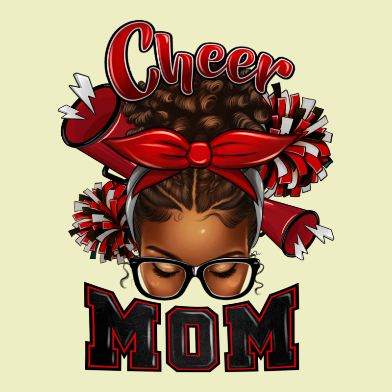 Cheer Mom Afro Messy Bun Urban Hoodie by texasbilliewilder | Teevron