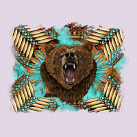Bear Native American Background Classic Tee | Teevron