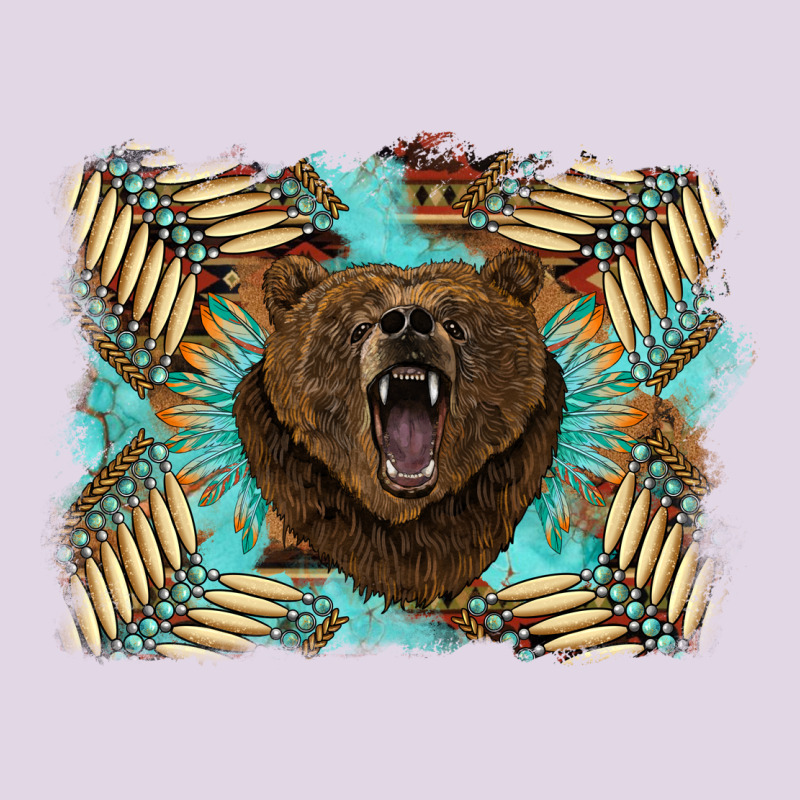 Bear Native American Background Classic Tee by BarkalooDesign | Teevron