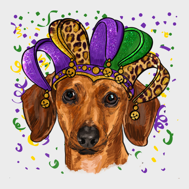 Mardi Gras Hat Dachshund Urban Hoodie by RanaPortraitStore | Teevron