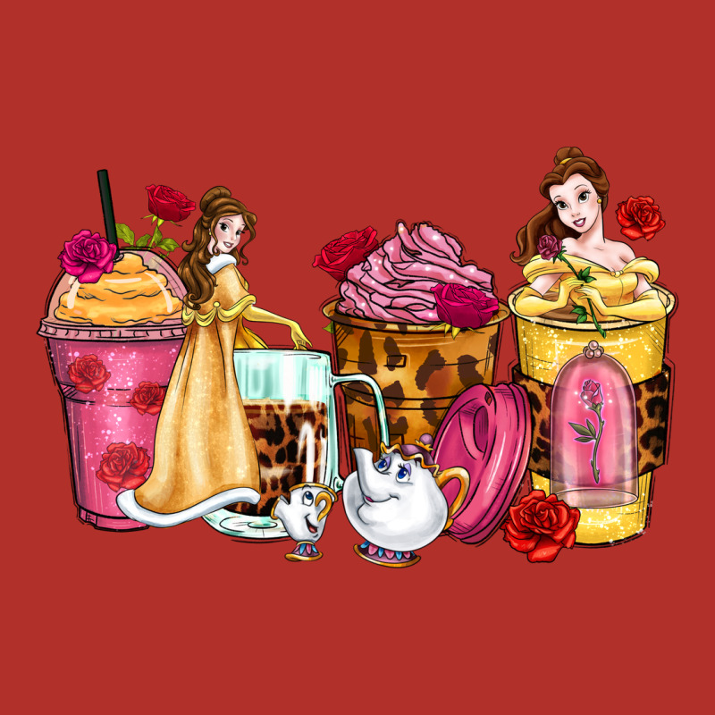Princess Cartoon Coffee Cups Premium Hoodie by Zillion Design Studio | Teevron