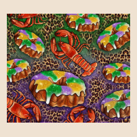Mardi Gras King Cake And Crawfish Urban Hoodie | Teevron