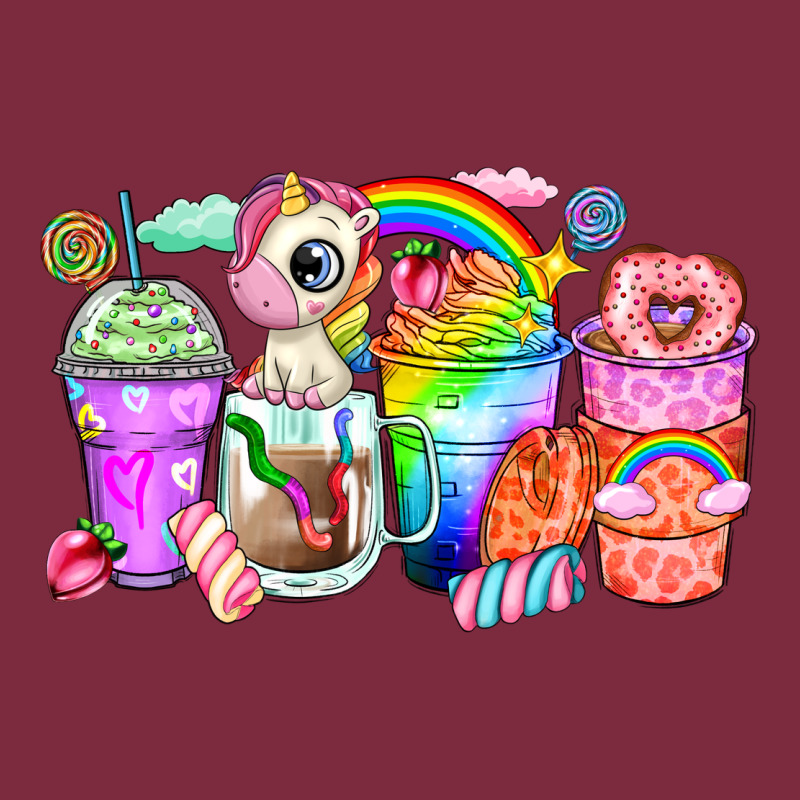Unicorn Coffee Cups Premium Hoodie by Zillion Design Studio | Teevron