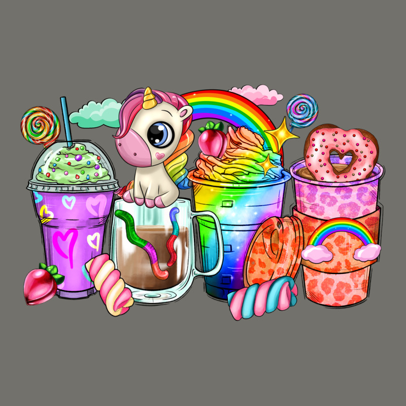 Unicorn Coffee Cups Premium Hoodie by Zillion Design Studio | Teevron