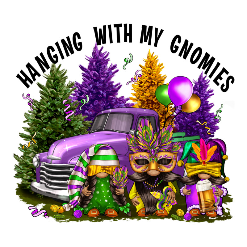 Mardi Gras Hanging With My Gnomies Classic Tee by FaDigitalArtStudio | Teevron