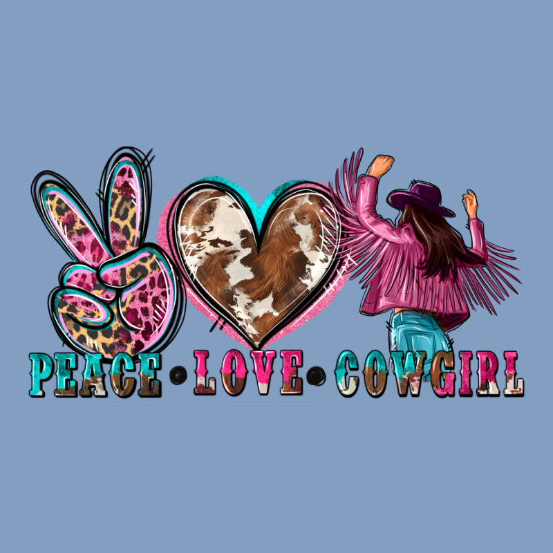 Peace Love Cowgirl Urban Hoodie by Zillion Design Studio | Teevron