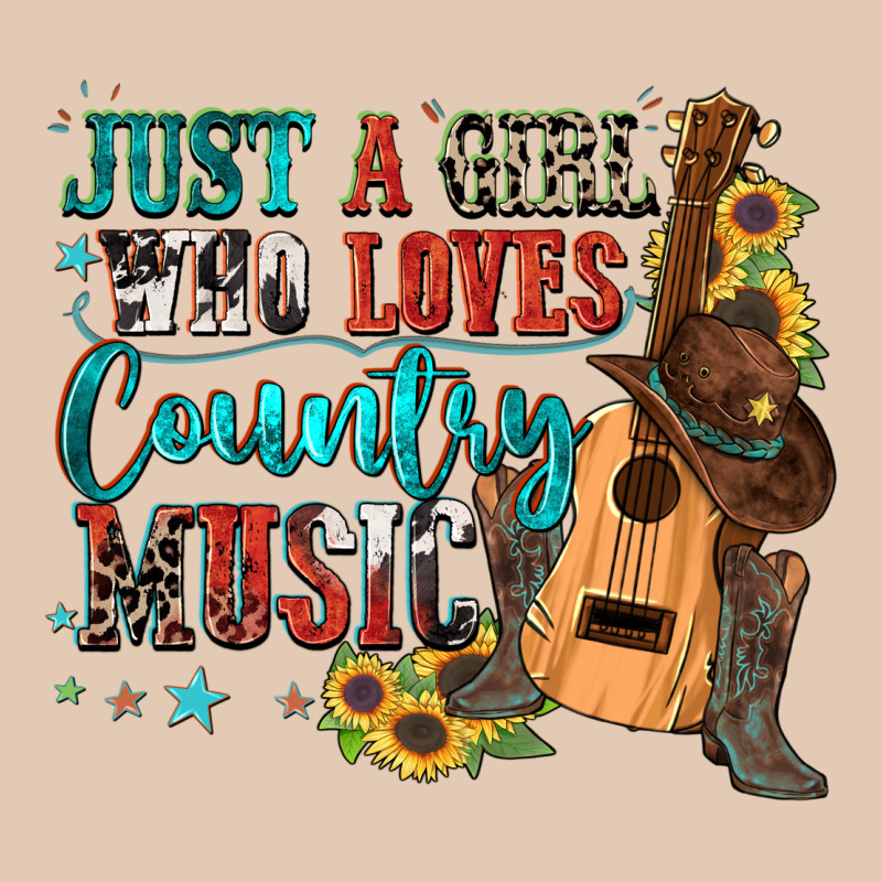 Just A Girl Who Loves Country Music Urban Hoodie by Zillion Design Studio | Teevron