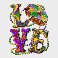 Mardi Gras Love With King Cake Urban Hoodie | Teevron